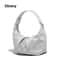 NeoChinese Style Jiaozi Bao Satin Underarm Handbag 8