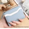 Simple And Elegant Ladies Fashion PU Spliced Small Wallet 9