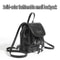 Fashionable Versatile SolidColor Drawstring Backpack 0