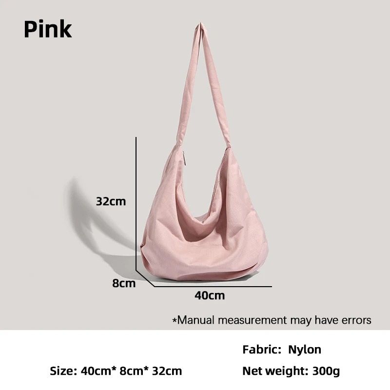 Commuting LargeCapacity Canvas And Checkered Nylon Tote Bag 8