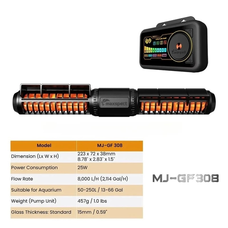 Advanced Crossflow Gyre Wave Maker With Smart Color Controller 6