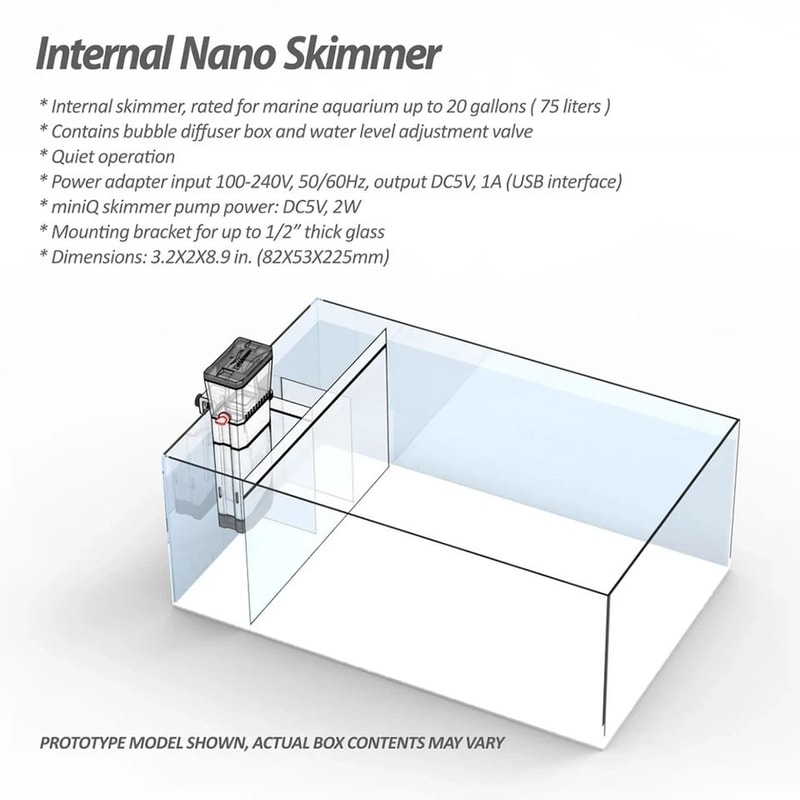 Internal Hanging Nano Protein Skimmer 2