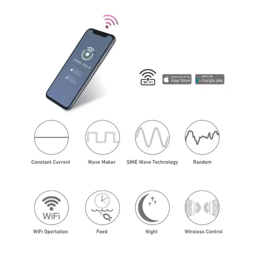 Professional Smart Wavemaker Flow Pump With LCD Controller 3