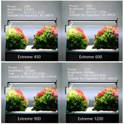 extreme ii smart app-controlled led aquarium light