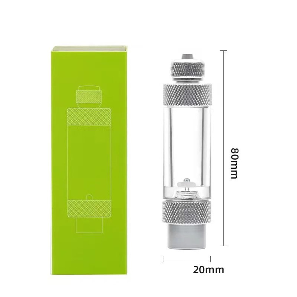 Precision DualHead CO2 Bubble Counter With Integrated Check Valve 9