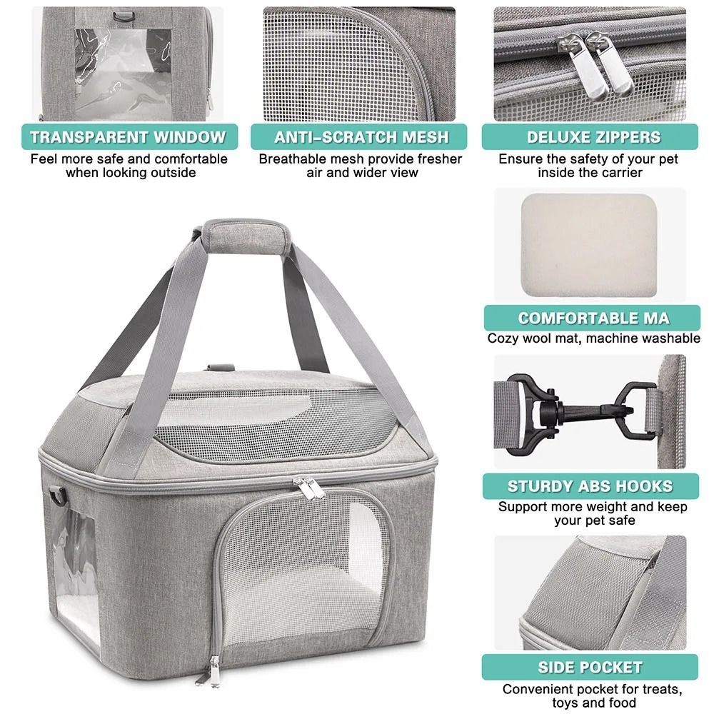 Professional Breathable Portable Pet Travel Carrier 2