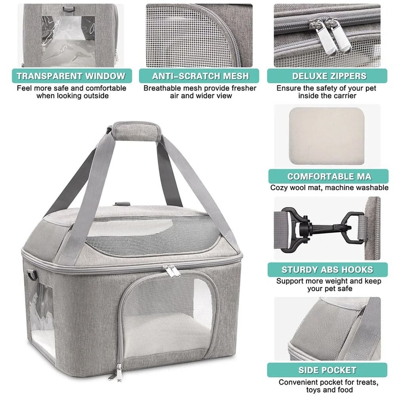 Professional Breathable Portable Pet Travel Carrier 2
