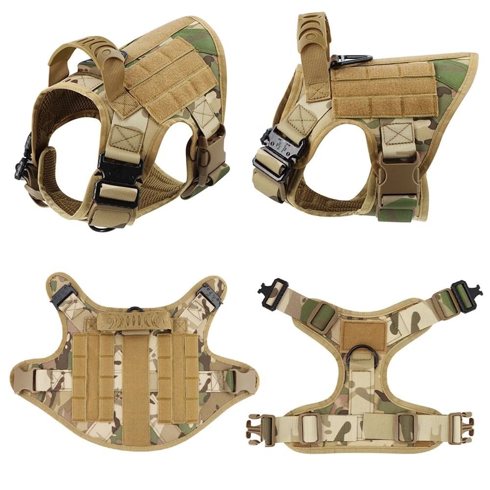 Professional Tactical Dog Harness And Training Leash Set 2