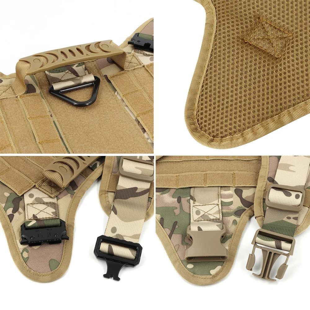Professional Tactical Dog Harness And Training Leash Set 3