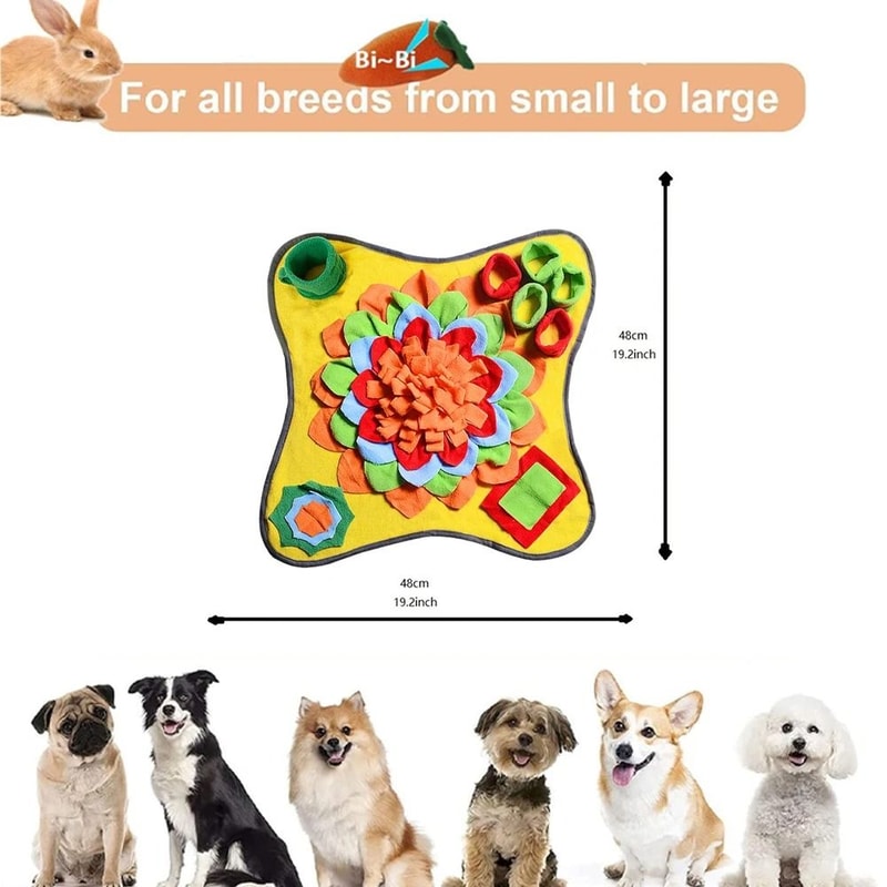 Interactive Pet Snuffle Mat For Healthy Slow Feeding 2