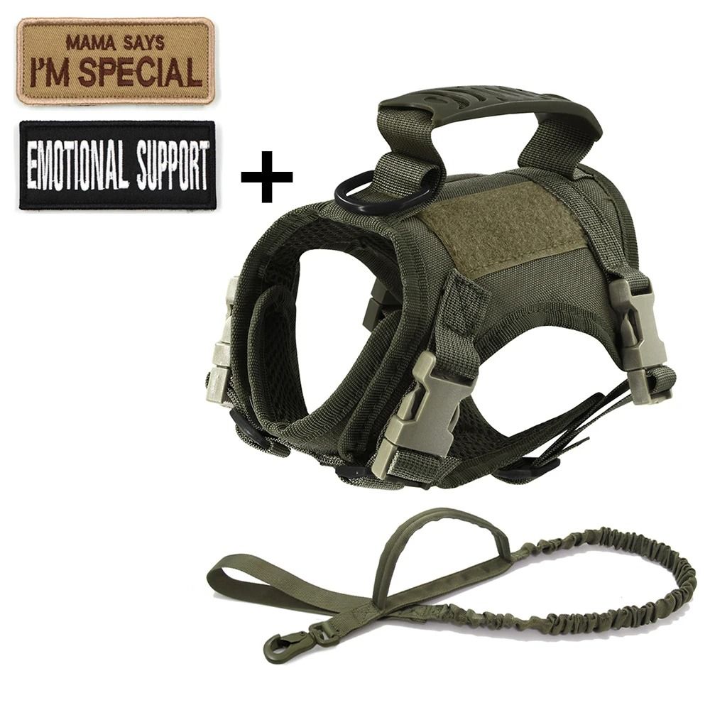 Professional Tactical Adventure Cat Harness And Leash Set 10