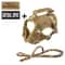 Professional Tactical Adventure Cat Harness And Leash Set 7