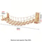 Premium WallMounted Wooden Cat Bridge And Climbing Ladder 6
