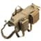Professional Tactical Adventure Dog Harness With Utility Pouches 9