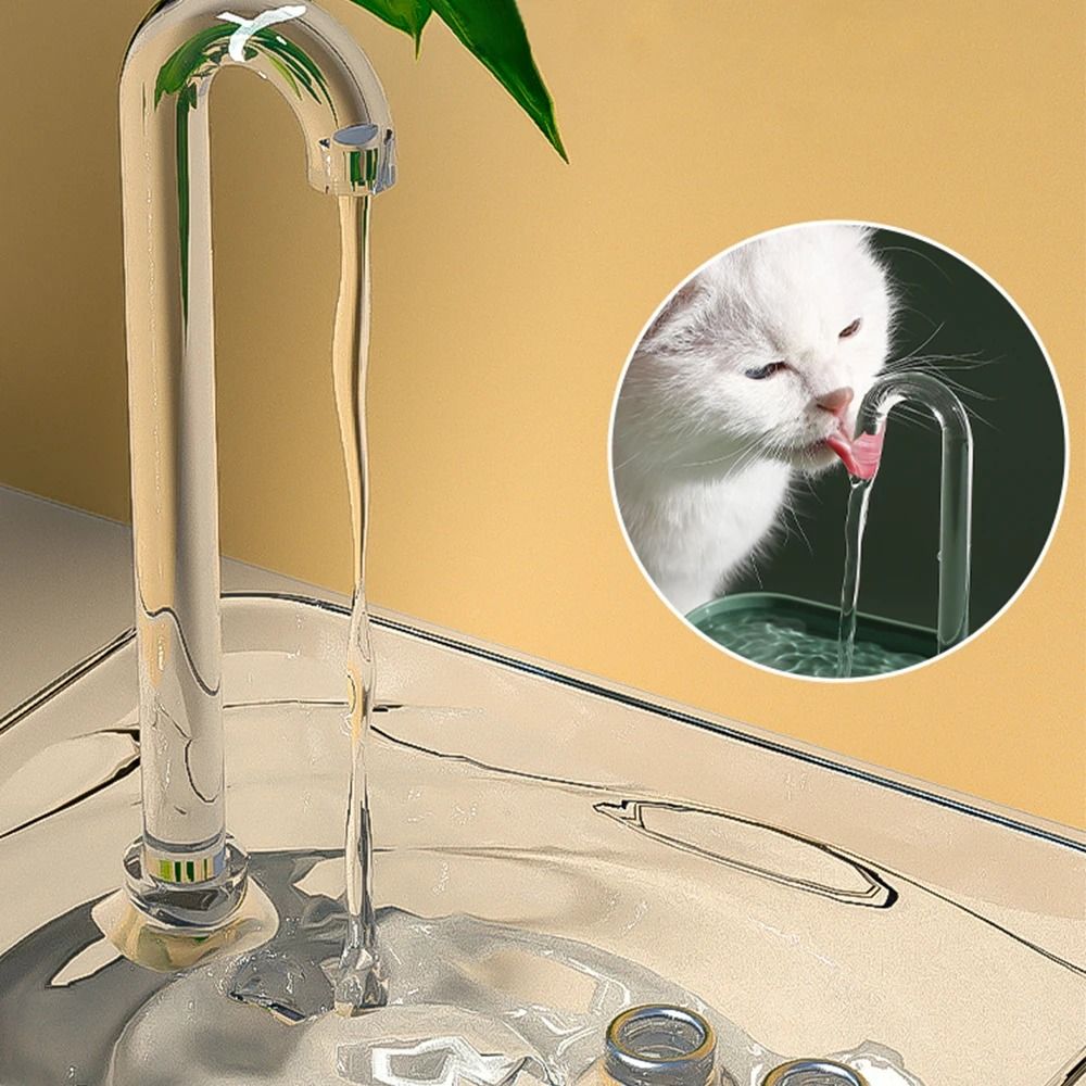 Automatic UltraQuiet Transparent Pet Water Fountain 5