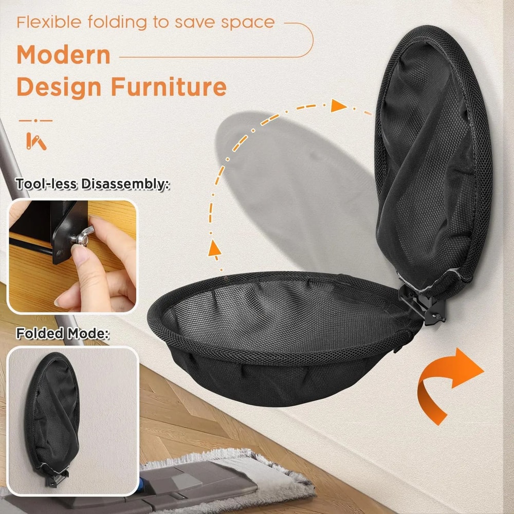 Foldable WallMounted Breathable Cat Hammock 4