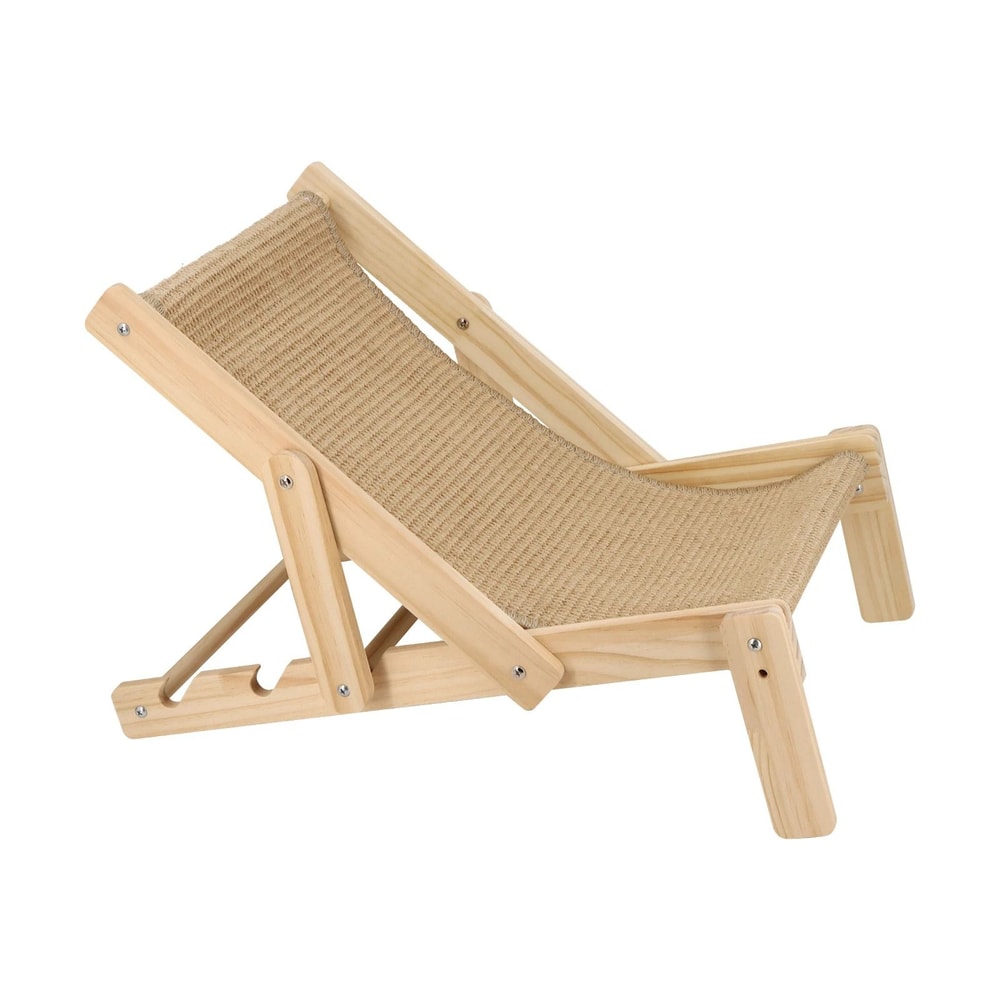 Professional Two In One Adjustable Cat Sisal Bed Chair 4