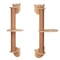 Professional Wall Mounted Pine Cat Climbing Tree And Hammock 4