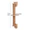 Professional Wall Mounted Pine Cat Climbing Tree And Hammock 6