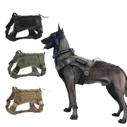 professional heavy duty tactical dog harness with no pull design