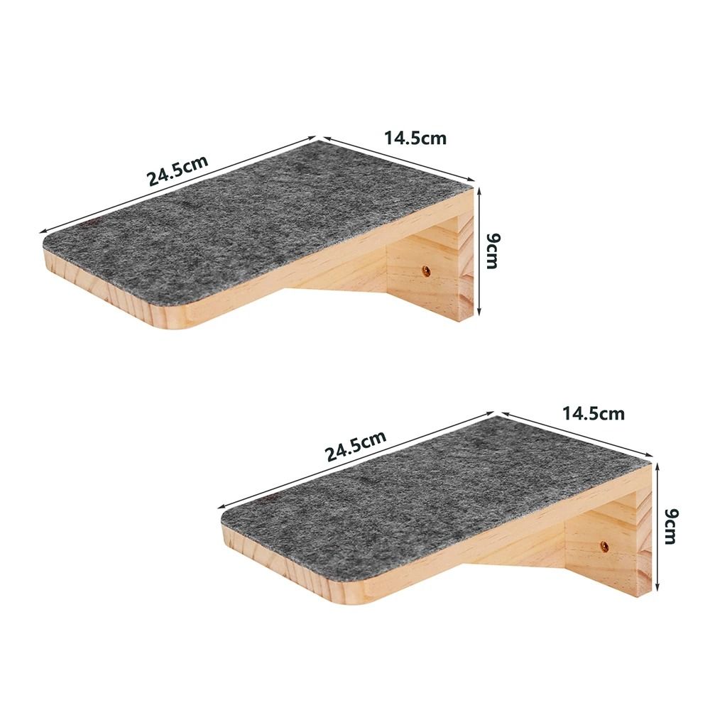 Professional Wall Mounted Corner Cat Climbing Shelf And Perch 7