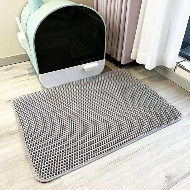 Extra Large DualLayer Waterproof Cat Litter Mat 8