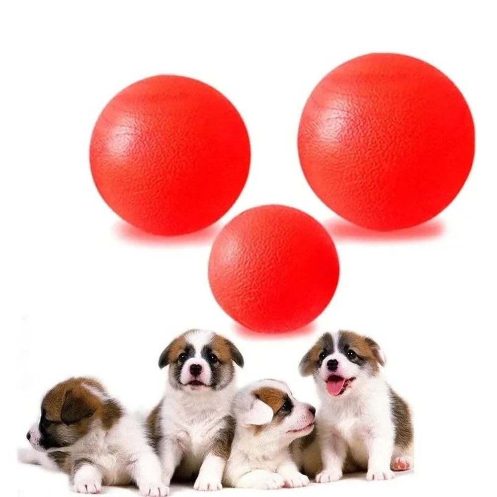 Professional Heavy Duty Indestructible Solid Rubber Dog Ball 2