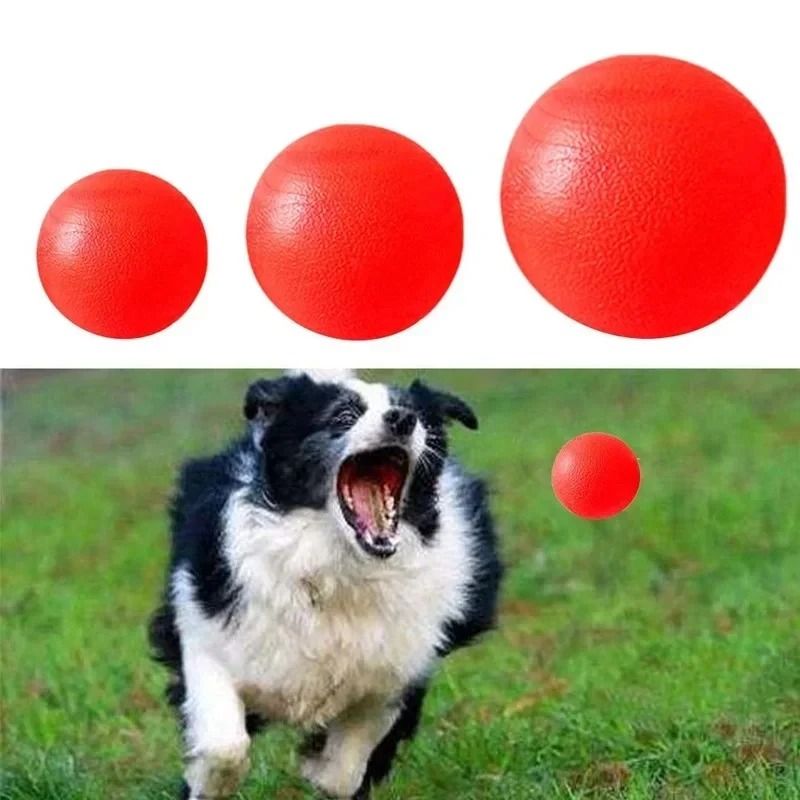 Professional Heavy Duty Indestructible Solid Rubber Dog Ball 3
