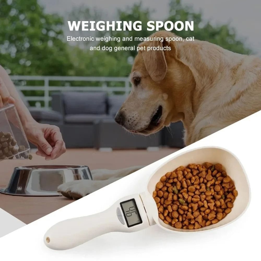 Professional Digital Pet Food Measuring Scale Scoop 4