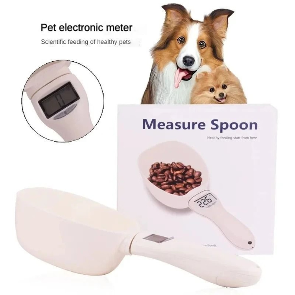 Professional Digital Pet Food Measuring Scale Scoop 6