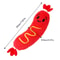 Professional Hot Dog Squeaky Plush Pet Toy 1