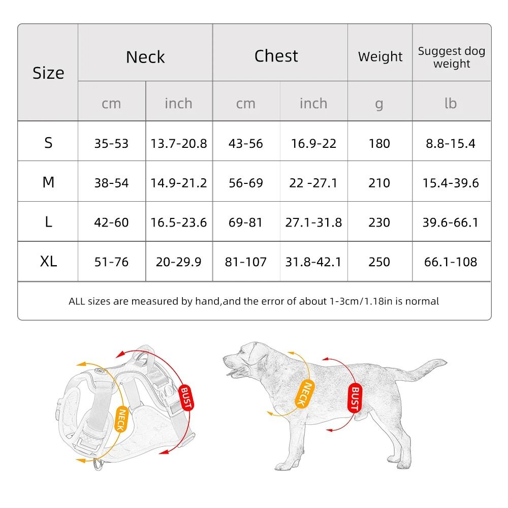 Professional NoPull Reflective Nylon Safety Dog Harness 2