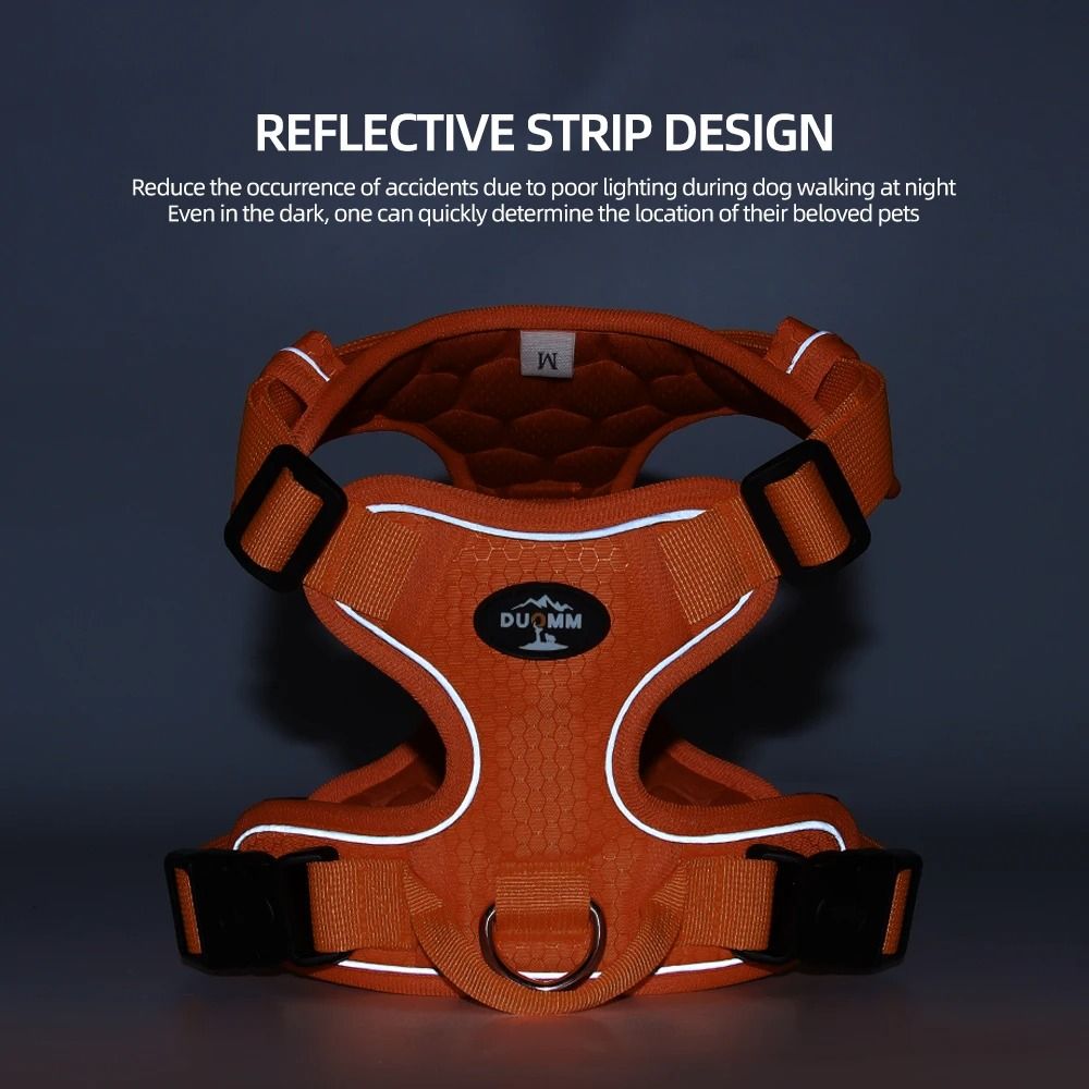 Professional NoPull Reflective Nylon Safety Dog Harness 4