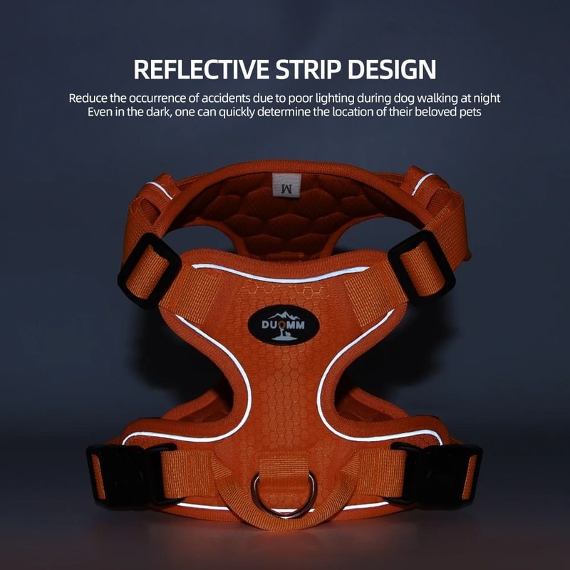 Professional NoPull Reflective Nylon Safety Dog Harness 4