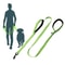 Professional HeavyDuty DualHandle Reflective Safety Leash 5