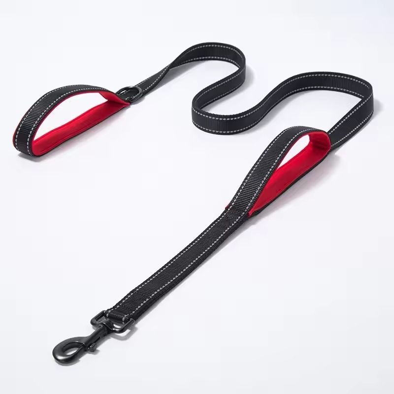 Professional HeavyDuty DualHandle Reflective Safety Leash 7