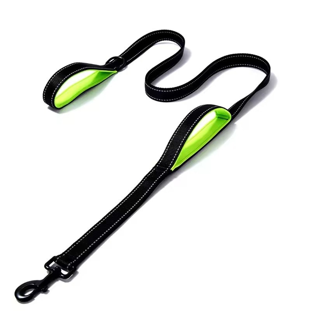 Professional HeavyDuty DualHandle Reflective Safety Leash 9