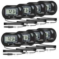 professional lcd digital aquarium and reptile thermometer