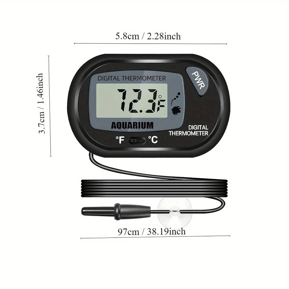 Professional LCD Digital Aquarium And Reptile Thermometer 7