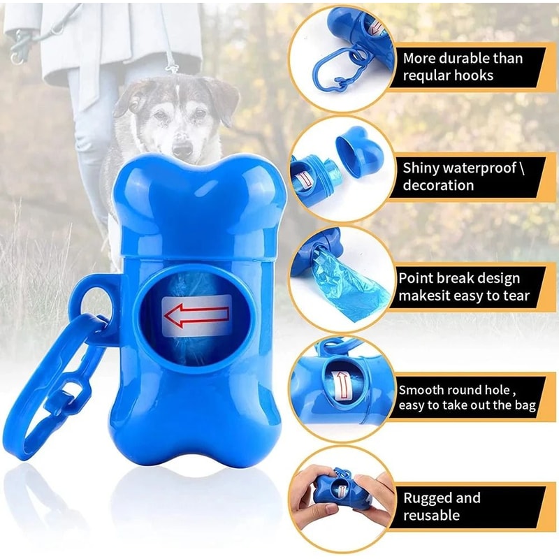 Professional BoneShaped Pet Waste Bag Dispenser 2