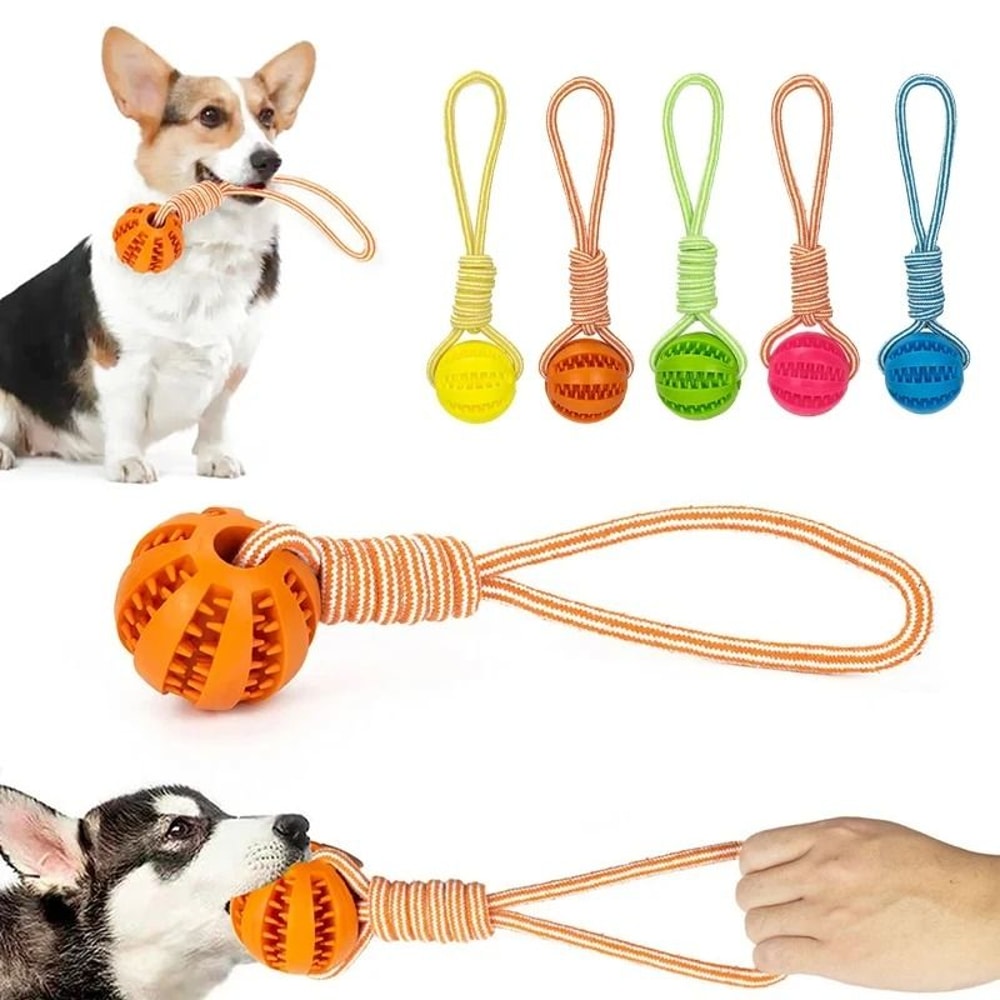 Professional Rubber Interactive TreatDispensing Ball 0