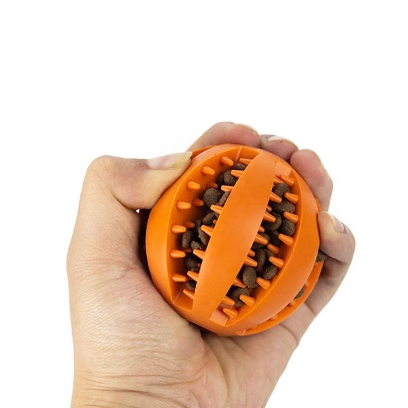 Professional Rubber Interactive TreatDispensing Ball 4