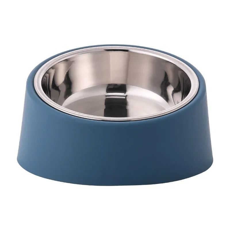 Professional Angled Stainless Steel AntiTip Pet Bowl 7