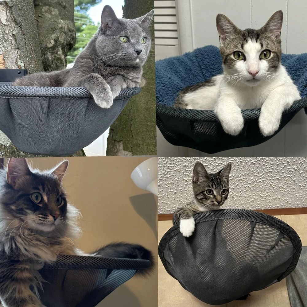 Professional WallMounted Foldable Cat Hammock 6