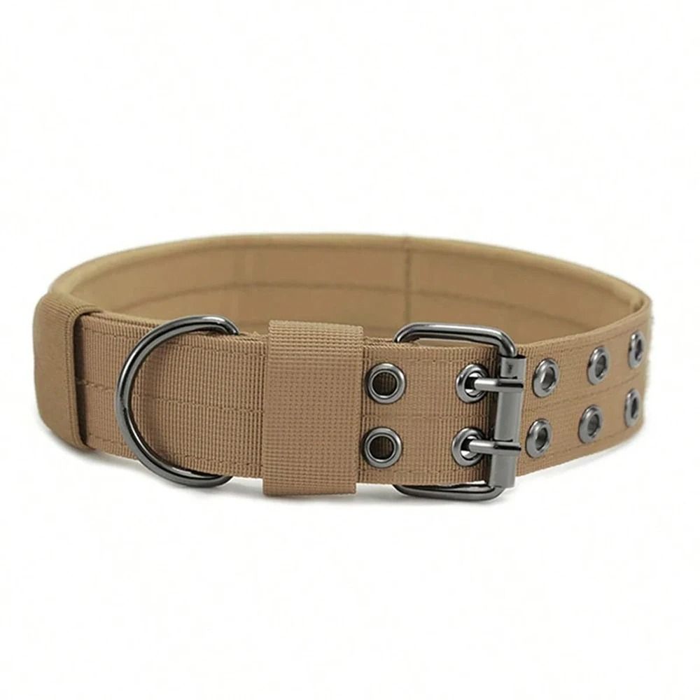 Professional Adjustable Military Dog Collar With Metal Hardware 10