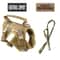 Professional Tactical Nylon Cat And Small Dog Harness Leash Kit 8