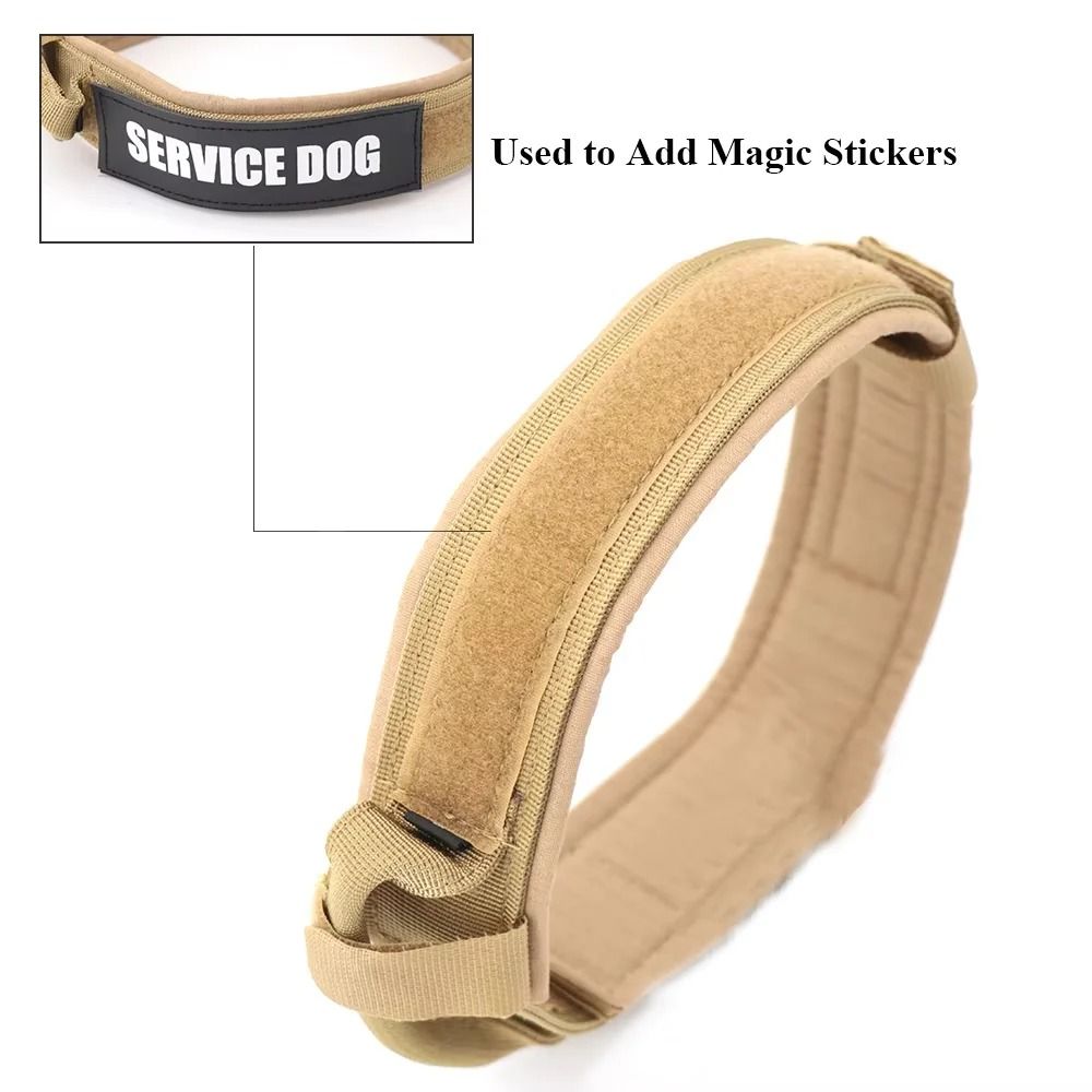 Tactical Military Dog Collar With Integrated Control Handle 5