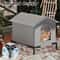 Outdoor Insulated Cat House With Stand 6