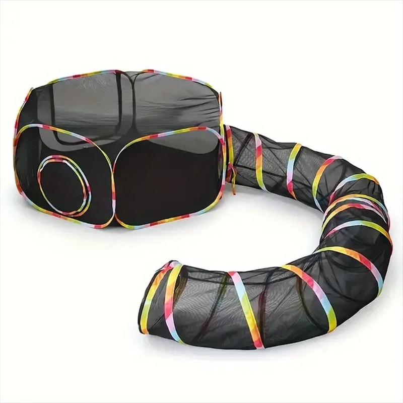 Outdoor Cat Playground And Portable Tunnel Set 7