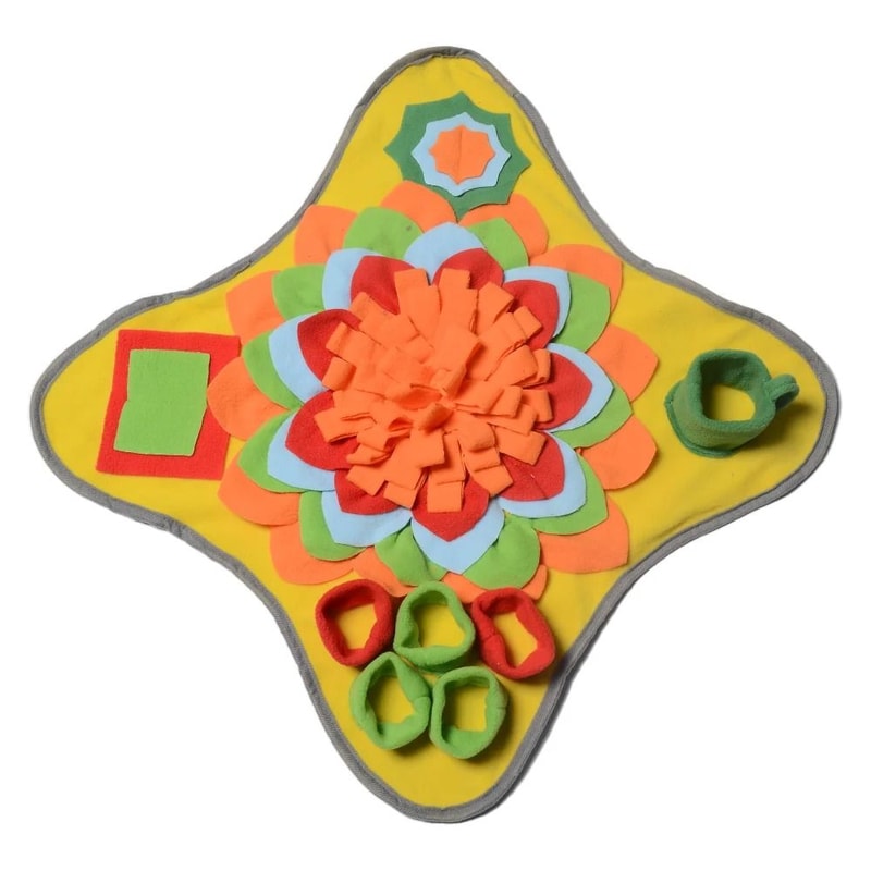 Interactive Dog Snuffle Mat And Puzzle Feeder 9